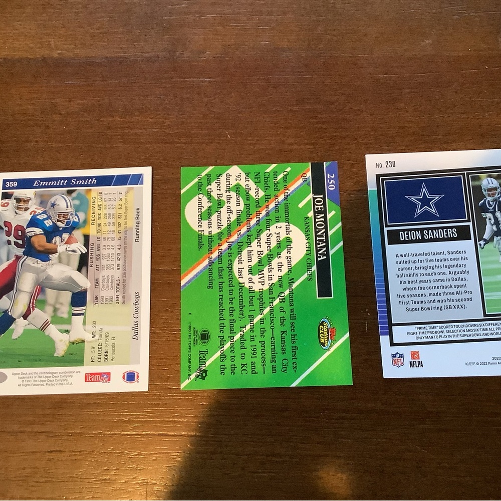 NFL Trading Cards Set